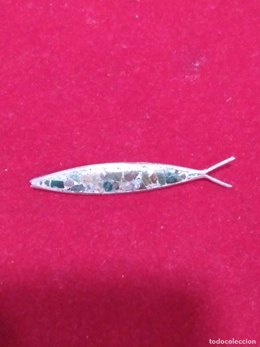 Joyeria: Broche pez en plata 925 y piedras. REF-1768 - Foto 4