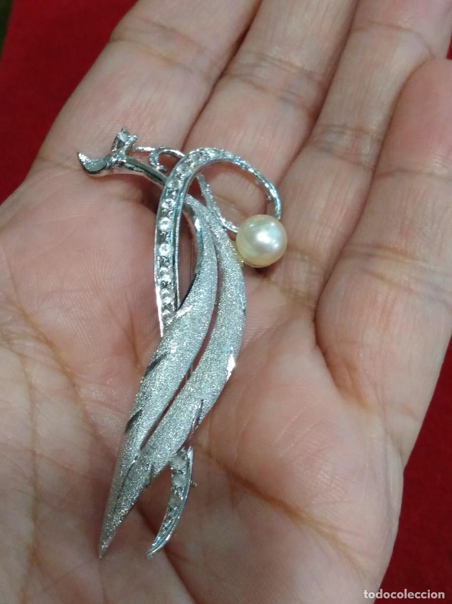 Joyeria: Precioso broche plateado vintage.REF-4258 - Foto 1