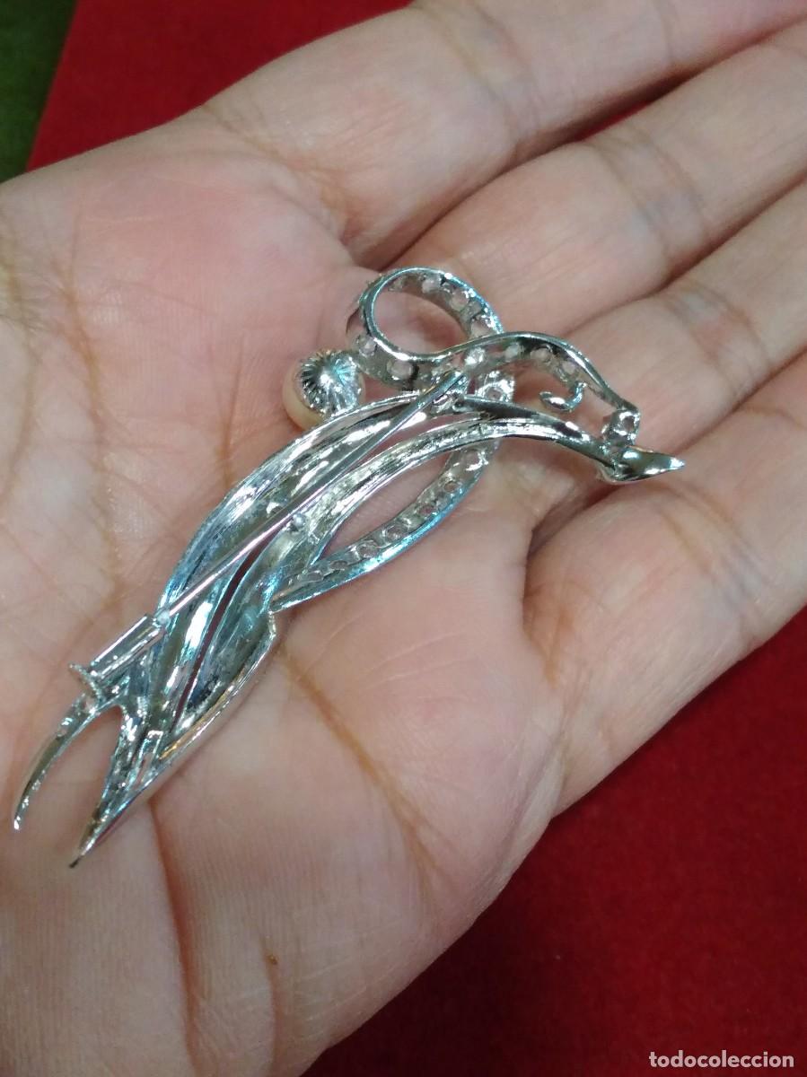 Joyeria: Precioso broche plateado vintage.REF-4258 - Foto 4