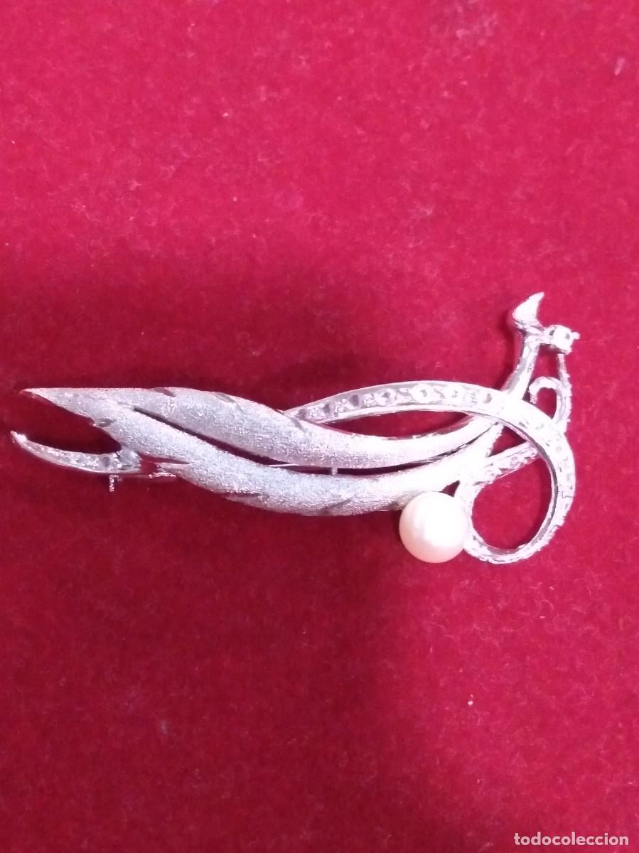 Joyeria: Precioso broche plateado vintage.REF-4258 - Foto 5
