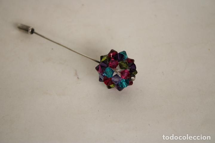 Joyeria: alfiler plata con cristales de colores - Foto 3
