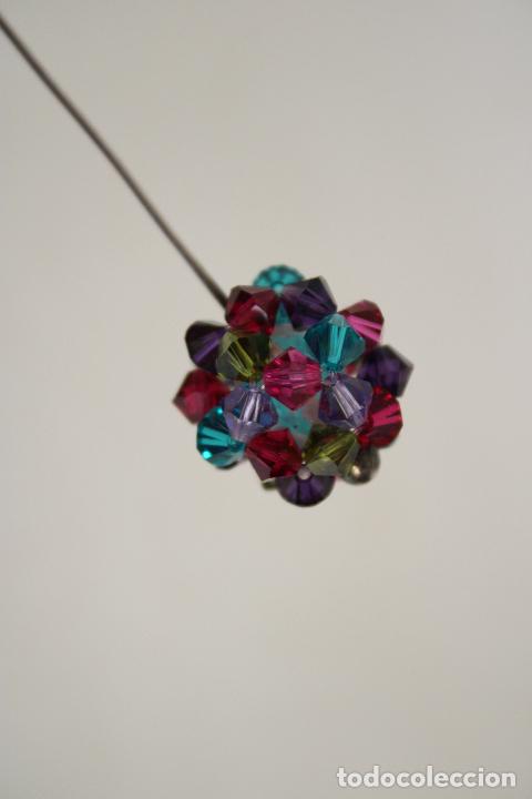 Joyeria: alfiler plata con cristales de colores - Foto 5