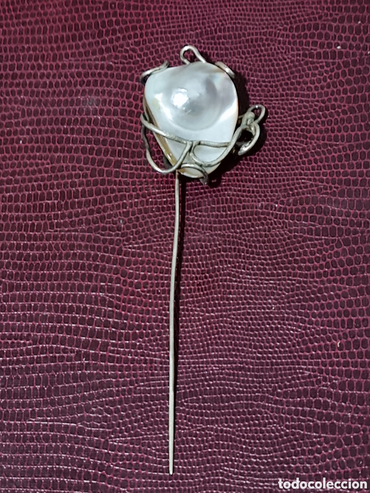 Joyeria: BROCHE DE PLATA Y N&Aacute;CAR - Foto 1