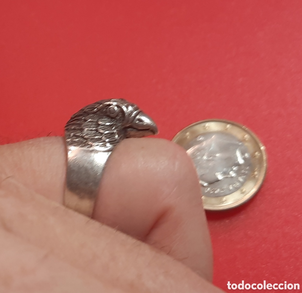 Joyeria: Anillo en plata con ave.Muchos detalles. - Foto 3