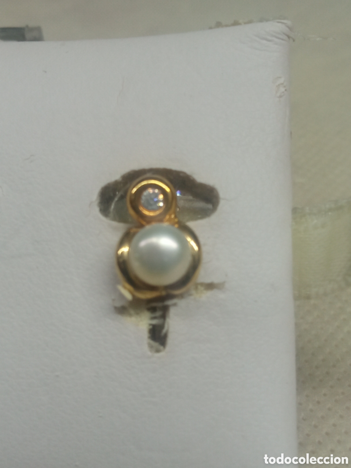 Joyeria: Pendiente oro y perla V - Foto 4
