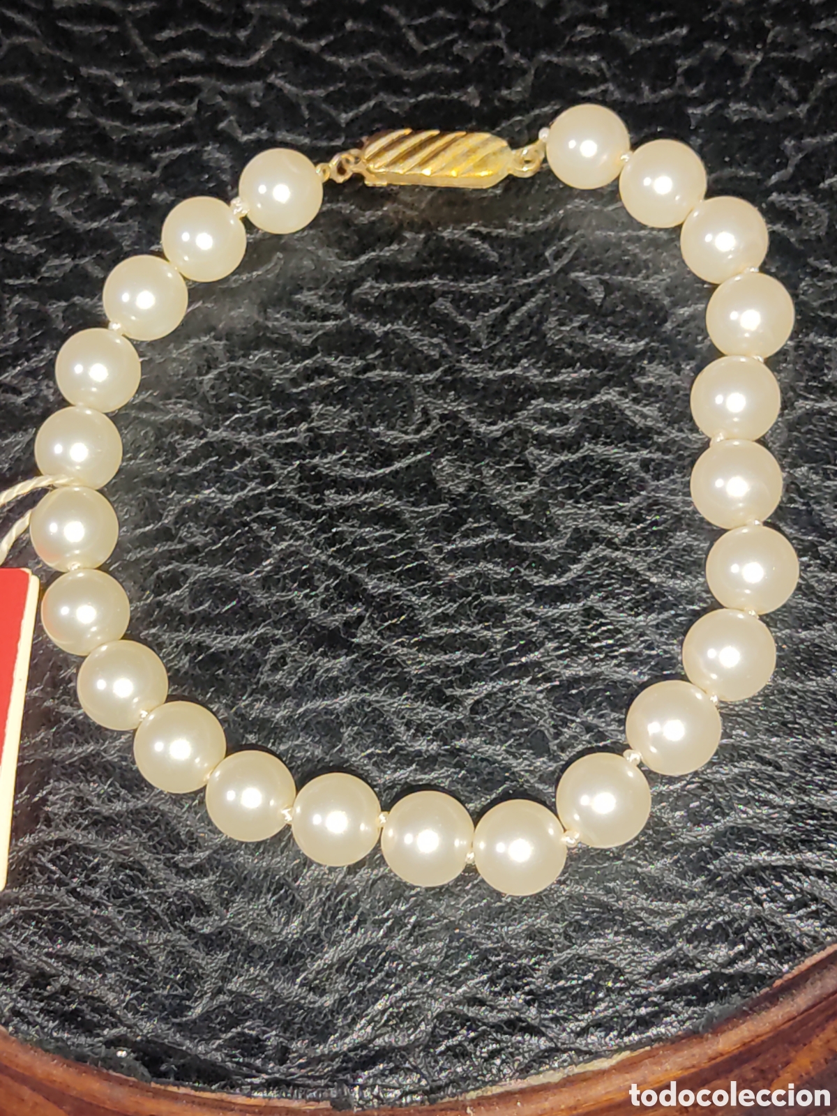 Joyeria: Pulsera perlas de Mallorca con cierre chapado en oro 24. - Foto 2