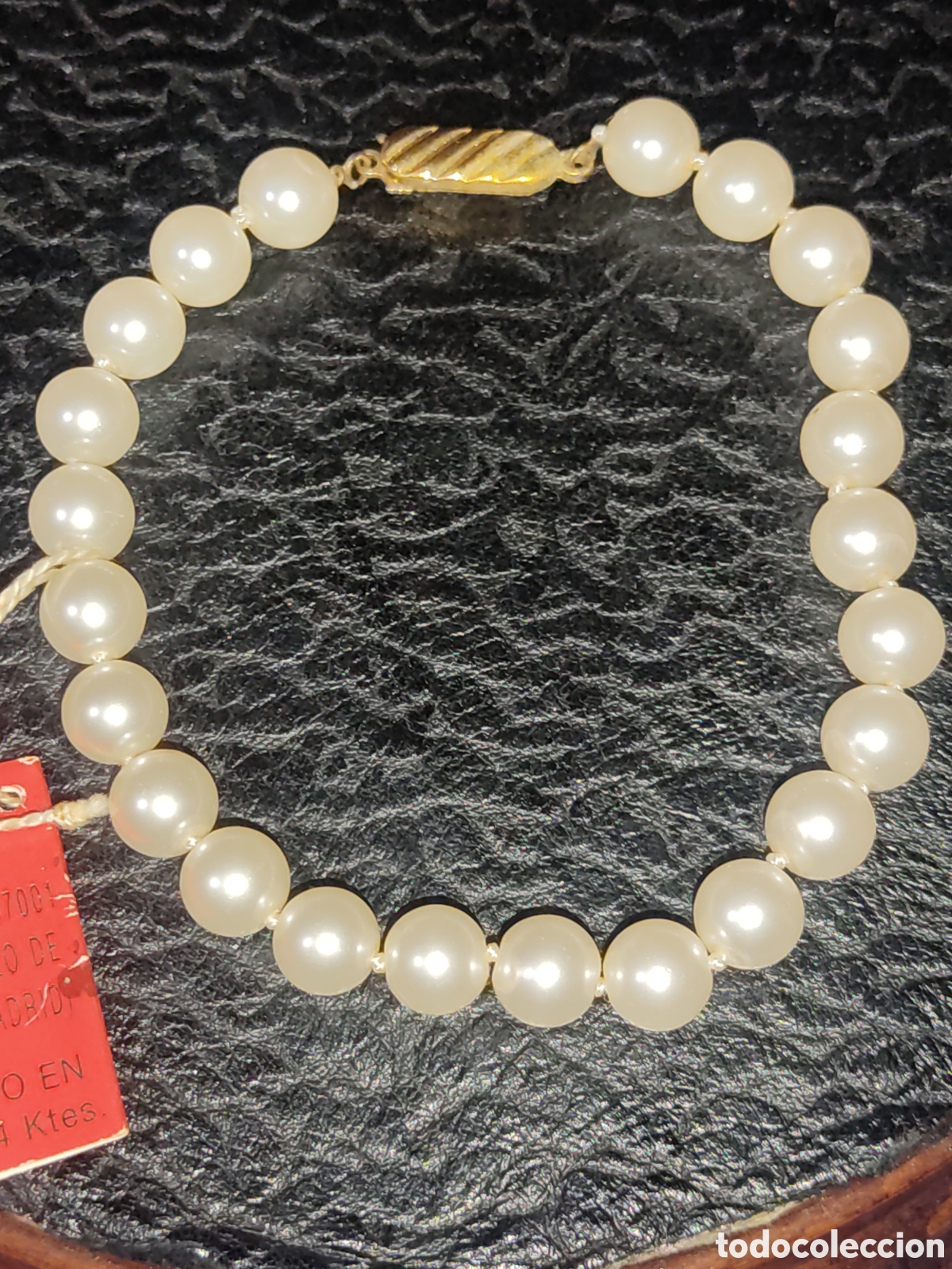 Joyeria: Pulsera perlas de Mallorca con cierre chapado en oro 24. - Foto 4