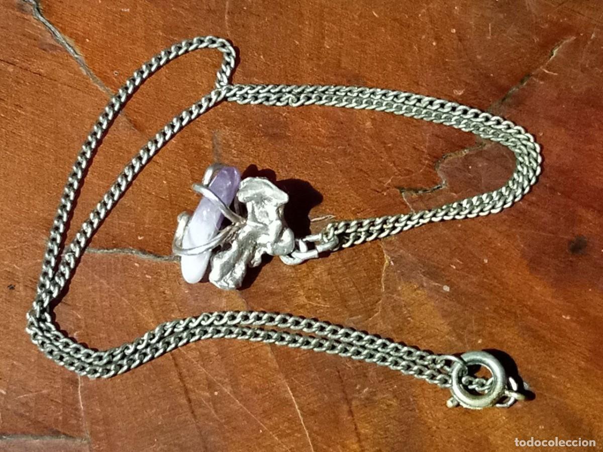 Joyeria: COLLAR CON PIEDRA ENGARFIADA EN PLATA - Foto 1