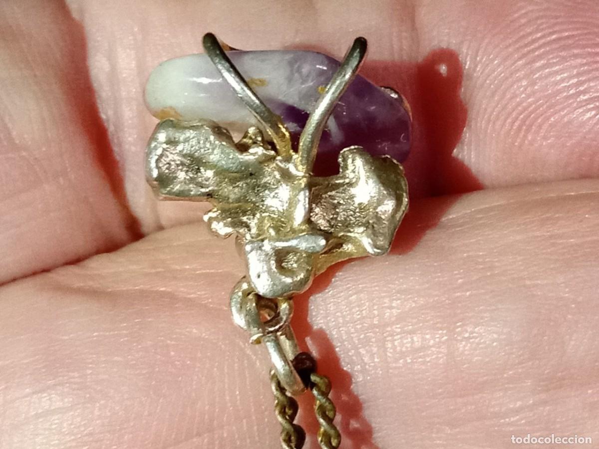 Joyeria: COLLAR CON PIEDRA ENGARFIADA EN PLATA - Foto 3