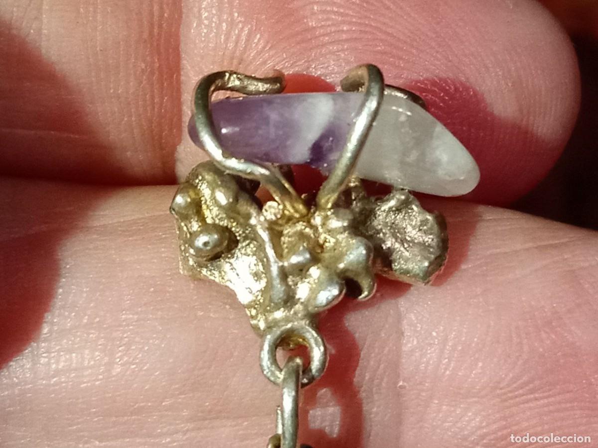 Joyeria: COLLAR CON PIEDRA ENGARFIADA EN PLATA - Foto 4