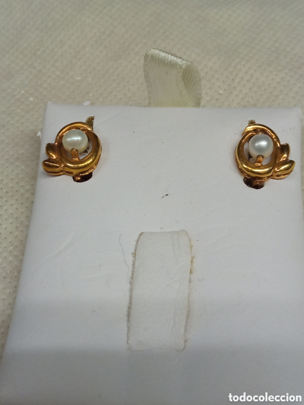 Joyeria: Pendiente oro y perla lIQUIDACION V - Foto 1