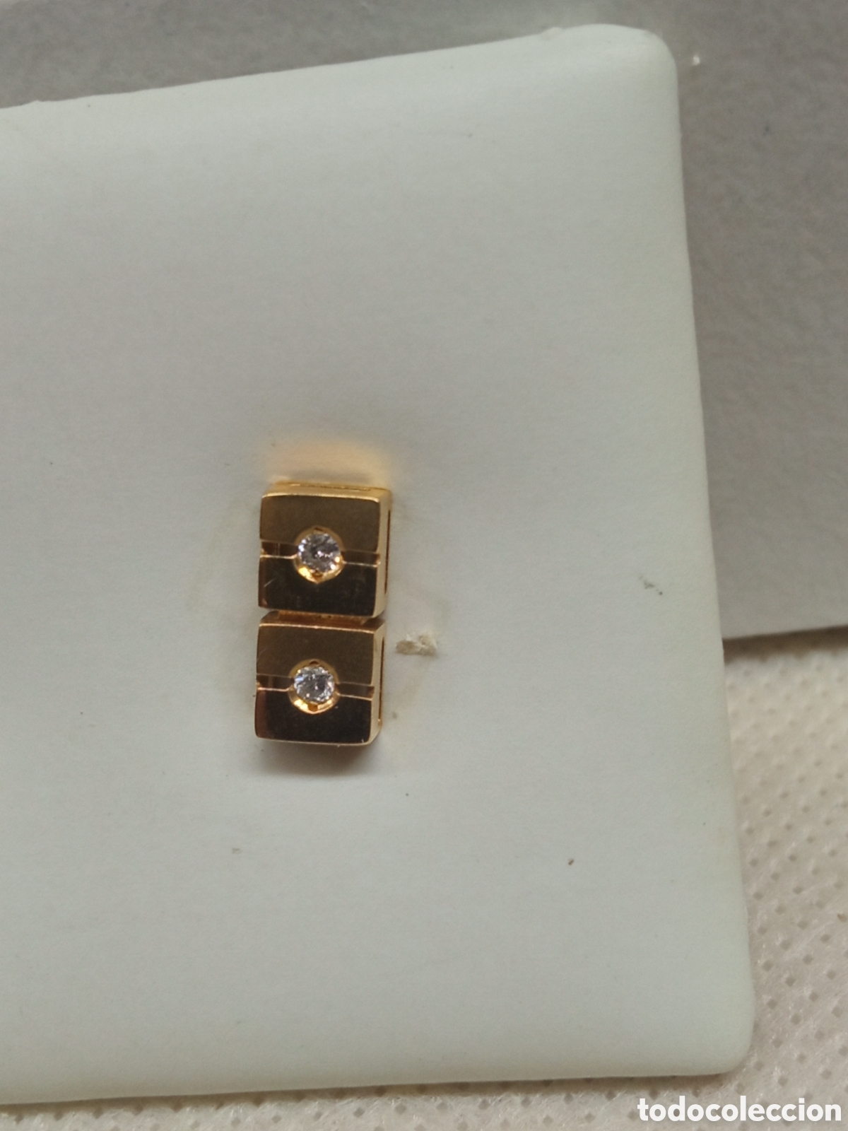 Joyeria: Pendiente oro y brillantes V - Foto 2