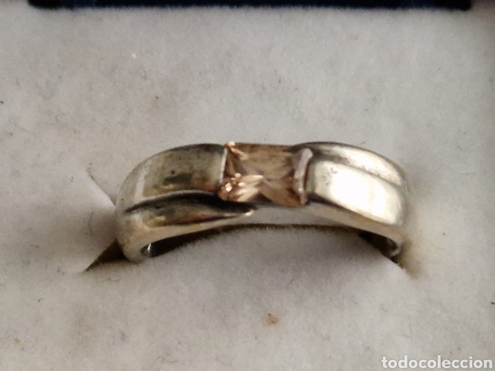 Joyeria: BONITO ANILLO EN PLATA DE LEY CON TOPACIO - Foto 2