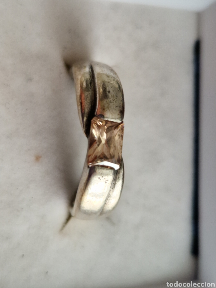 Joyeria: BONITO ANILLO EN PLATA DE LEY CON TOPACIO - Foto 3
