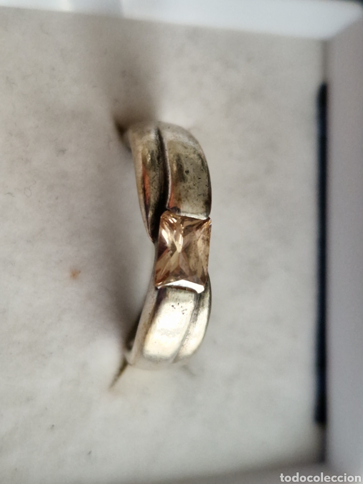 Joyeria: BONITO ANILLO EN PLATA DE LEY CON TOPACIO - Foto 5