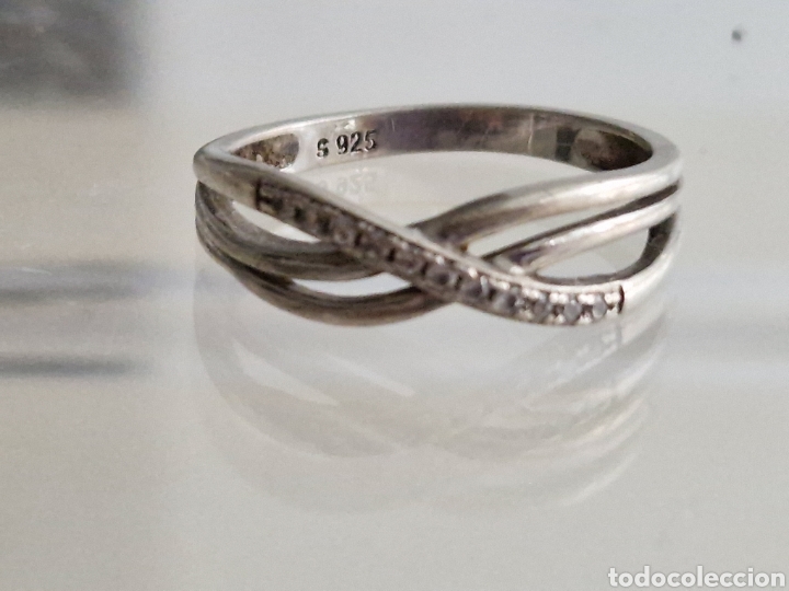 Joyeria: PRECIOSO ANILLO DE PLATA DE LEY CONTRASTES - Foto 3