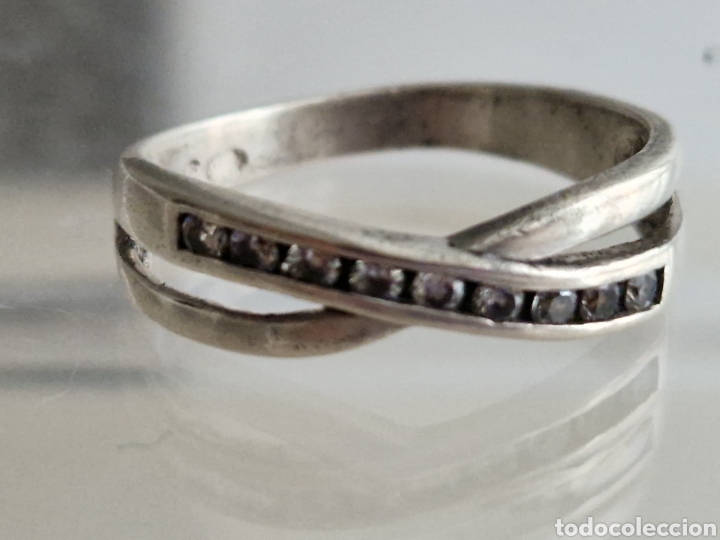 Joyeria: PRECIOSO ANILLO PLATA DE LEY Y CIRCONITAS - Foto 4