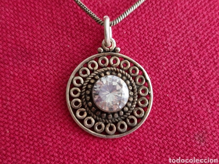 Joyeria: CADENA Y COLGANTE EN PLATA DE LEY CONTRASTES - Foto 1