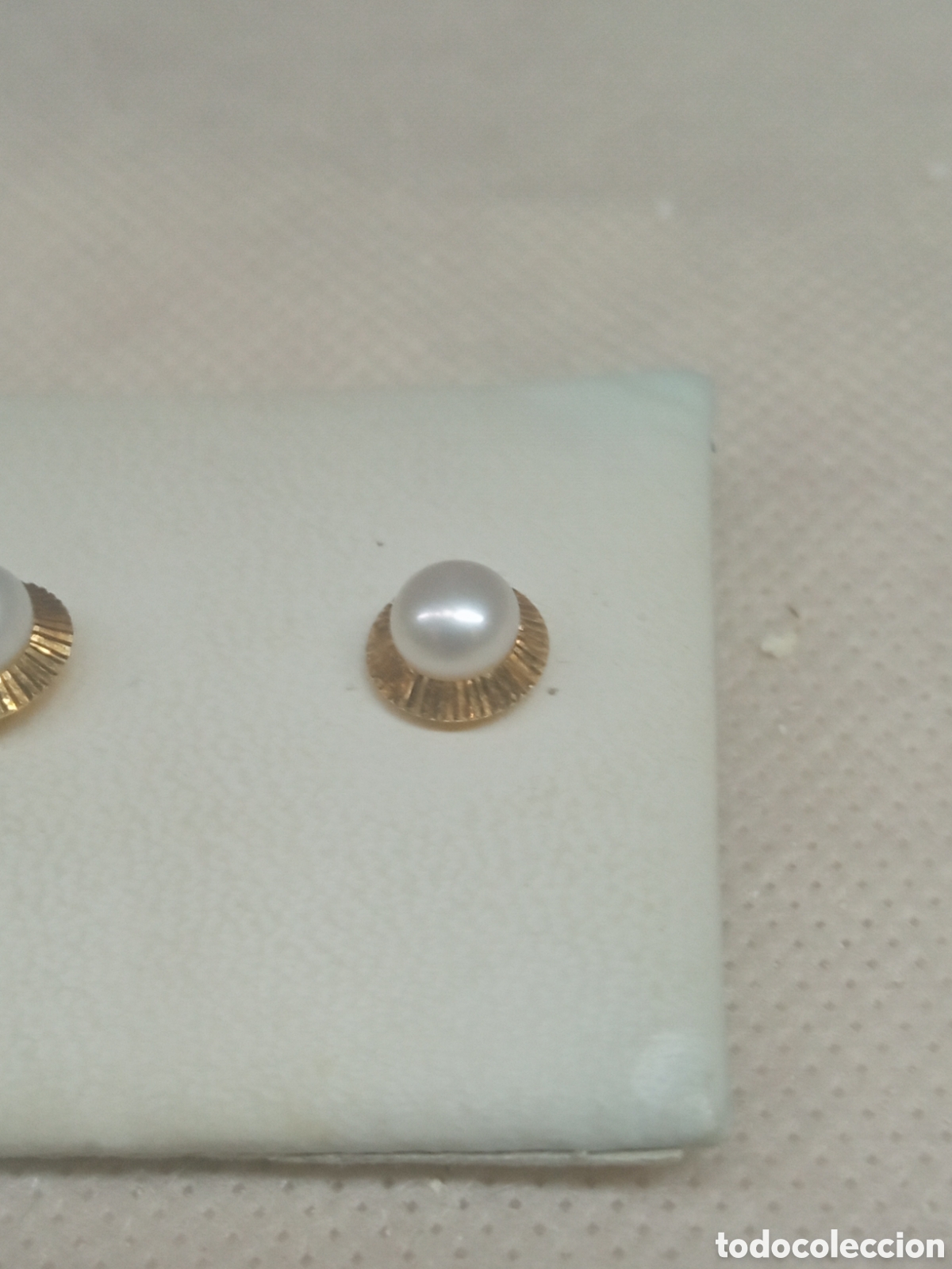 Joyeria: Pendiente oro y perla V - Foto 2