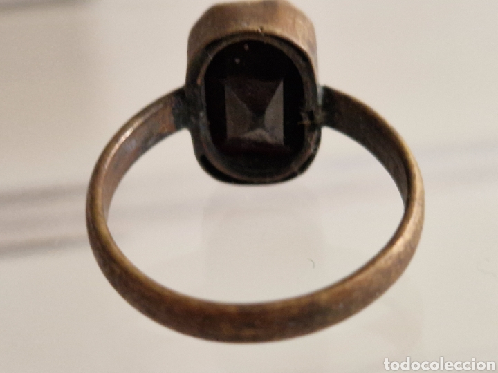 Joyeria: ANILLO ANTIGUO OCTOMANO CON PIEDRA NEGRA - Foto 2