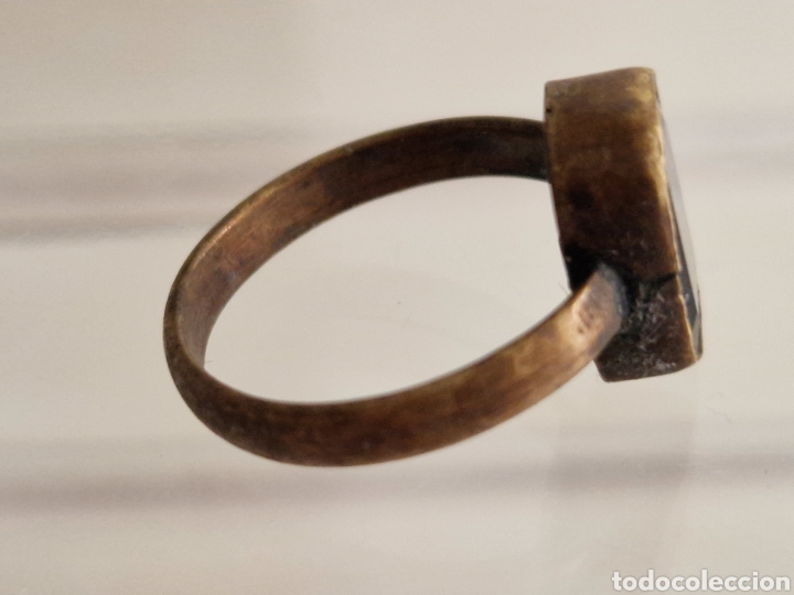 Joyeria: ANILLO ANTIGUO OCTOMANO CON PIEDRA NEGRA - Foto 6