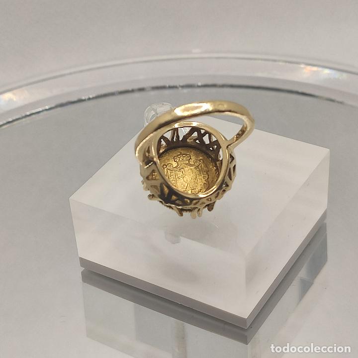 Joyeria: Sortija Oro de Ley 18K Moneda Alfonso XII - Foto 7