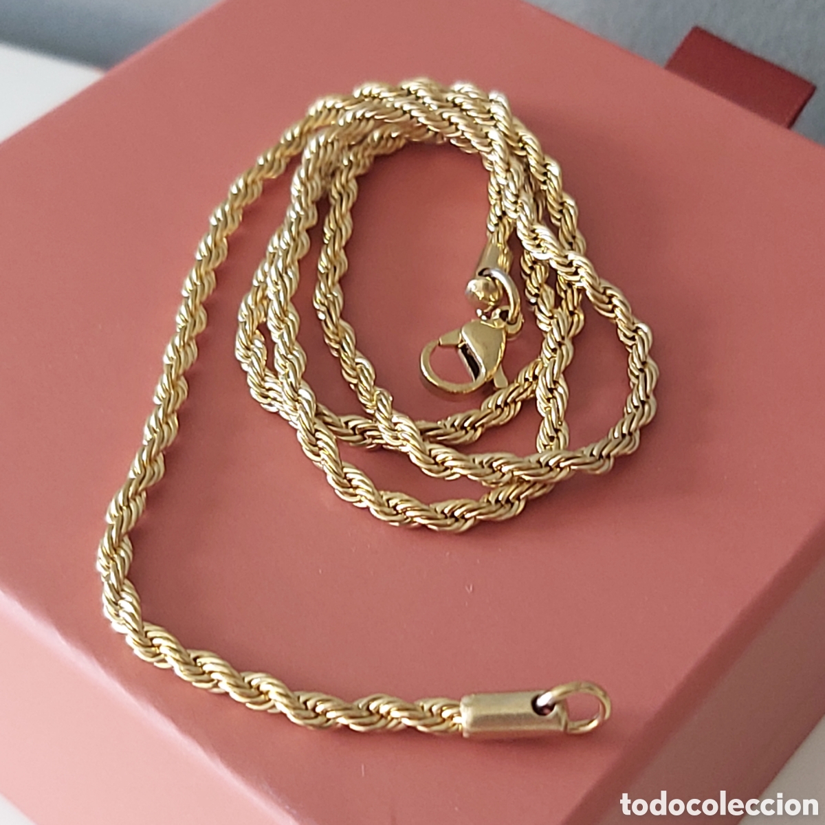 Joyeria: ESPECTACULAR CADENA DE 50 CMS DE ORO LAMINADO. REF S3 C Bi - Foto 3