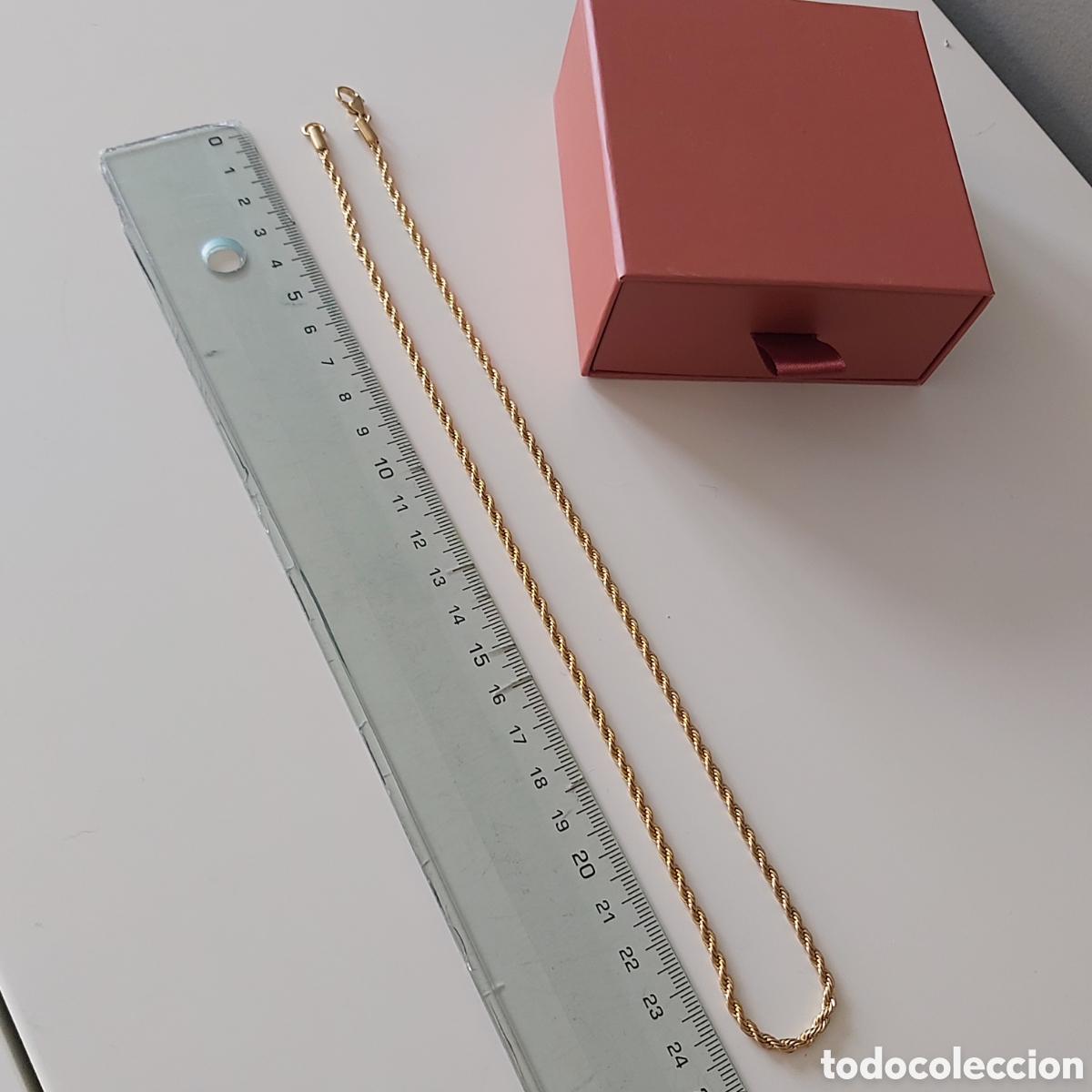 Joyeria: ESPECTACULAR CADENA DE 50 CMS DE ORO LAMINADO. REF S3 C Bi - Foto 6