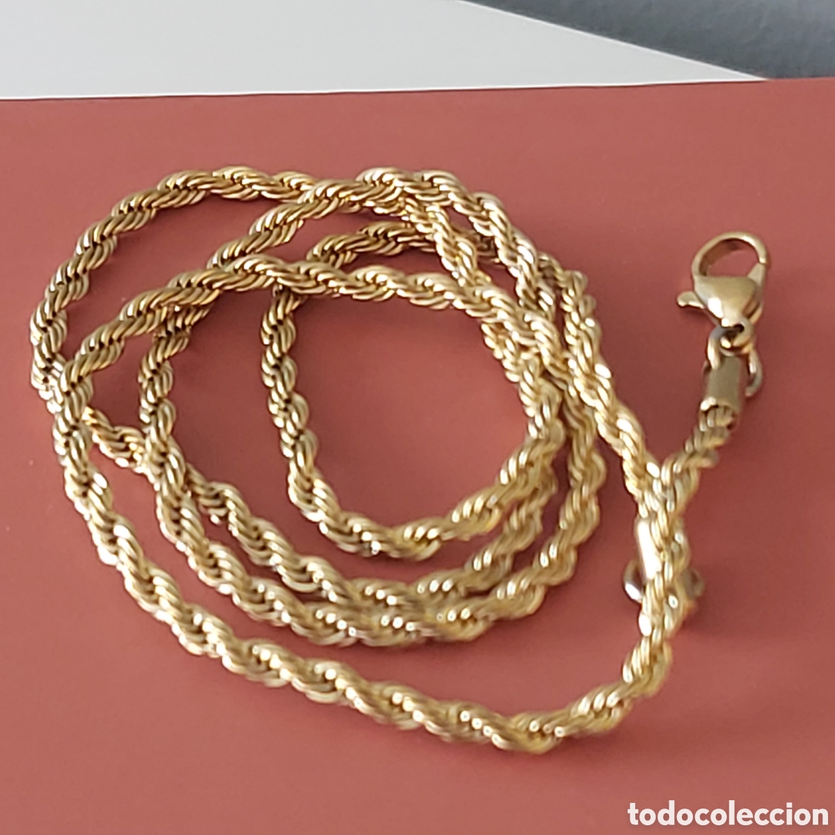 Joyeria: ESPECTACULAR CADENA DE 50 CMS DE ORO LAMINADO. REF S3 C Bi - Foto 1