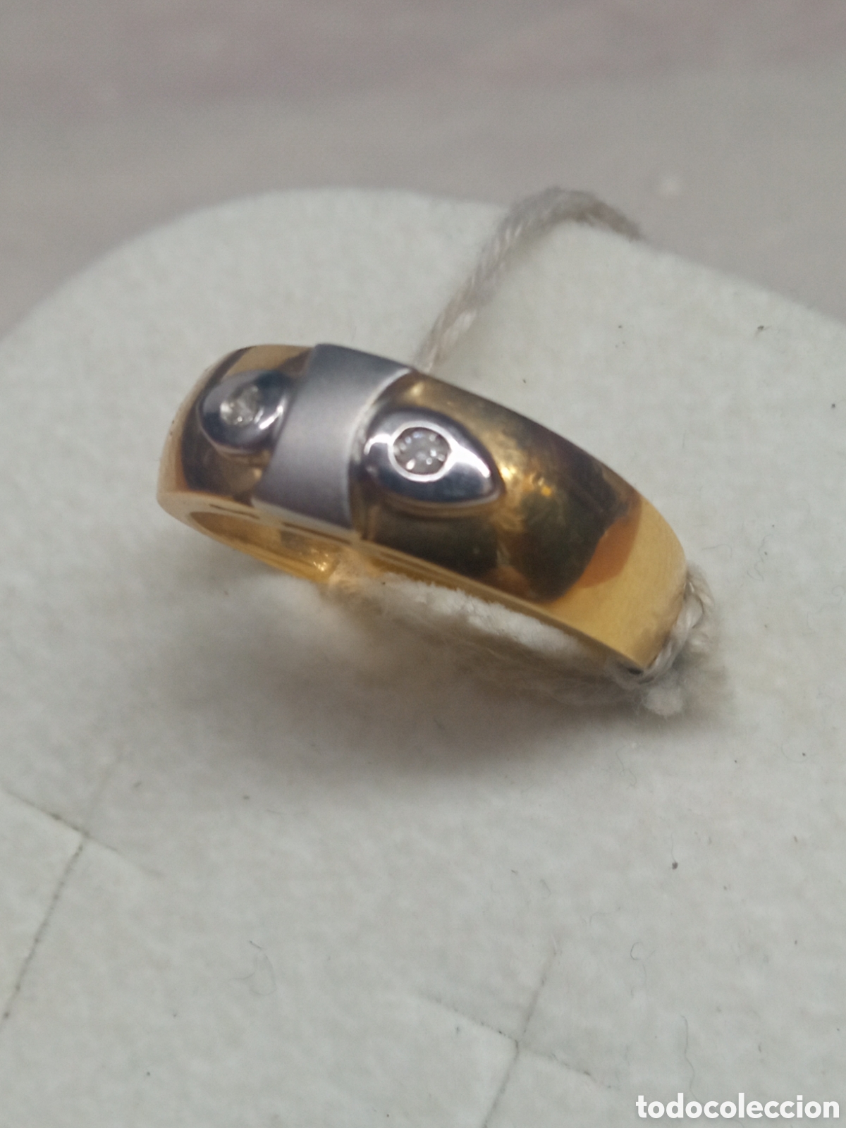 Joyeria: Sortija oro y brillantes - Foto 2