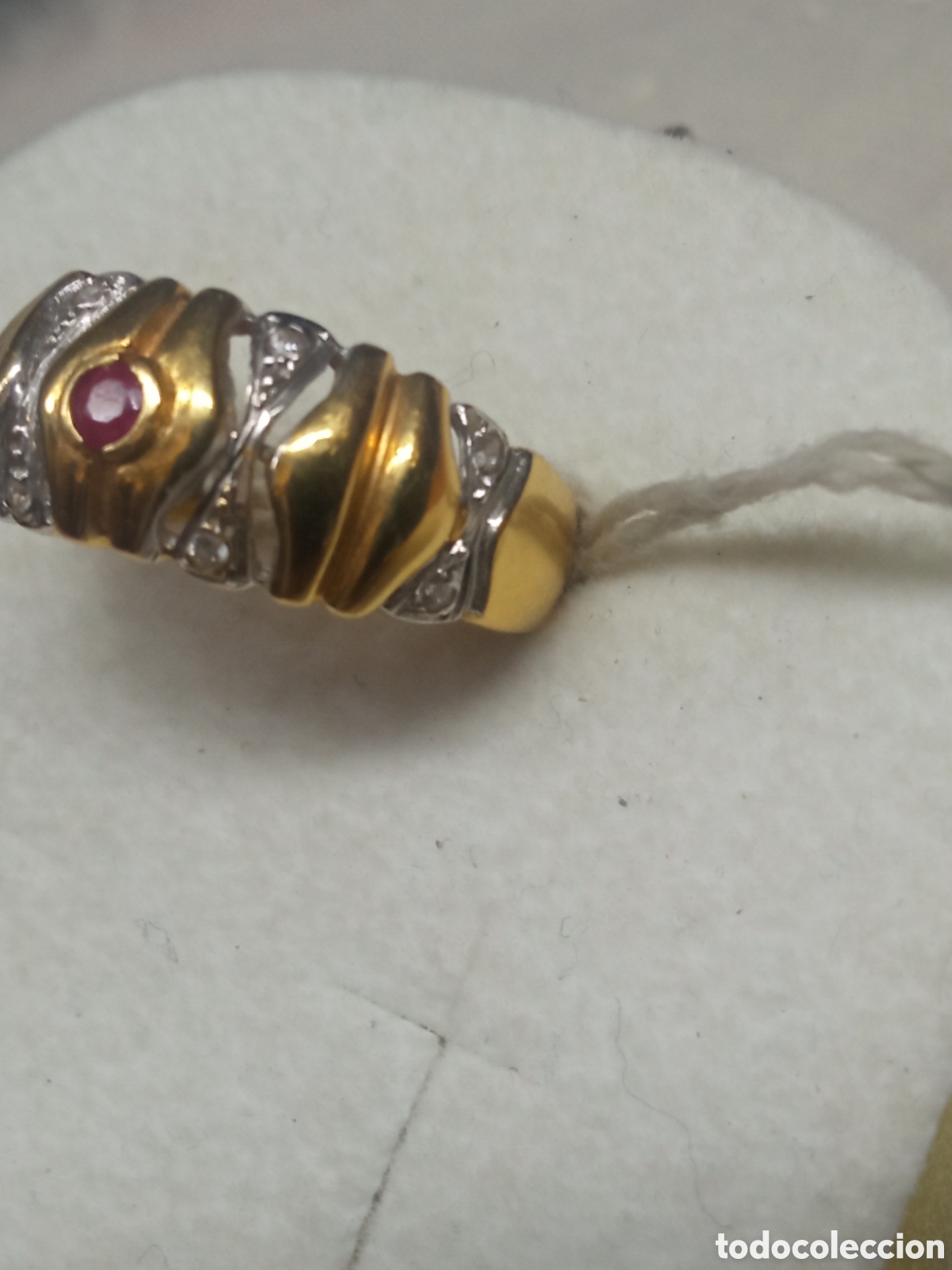 Joyeria: Sortija oro y rubi y btes. - Foto 2