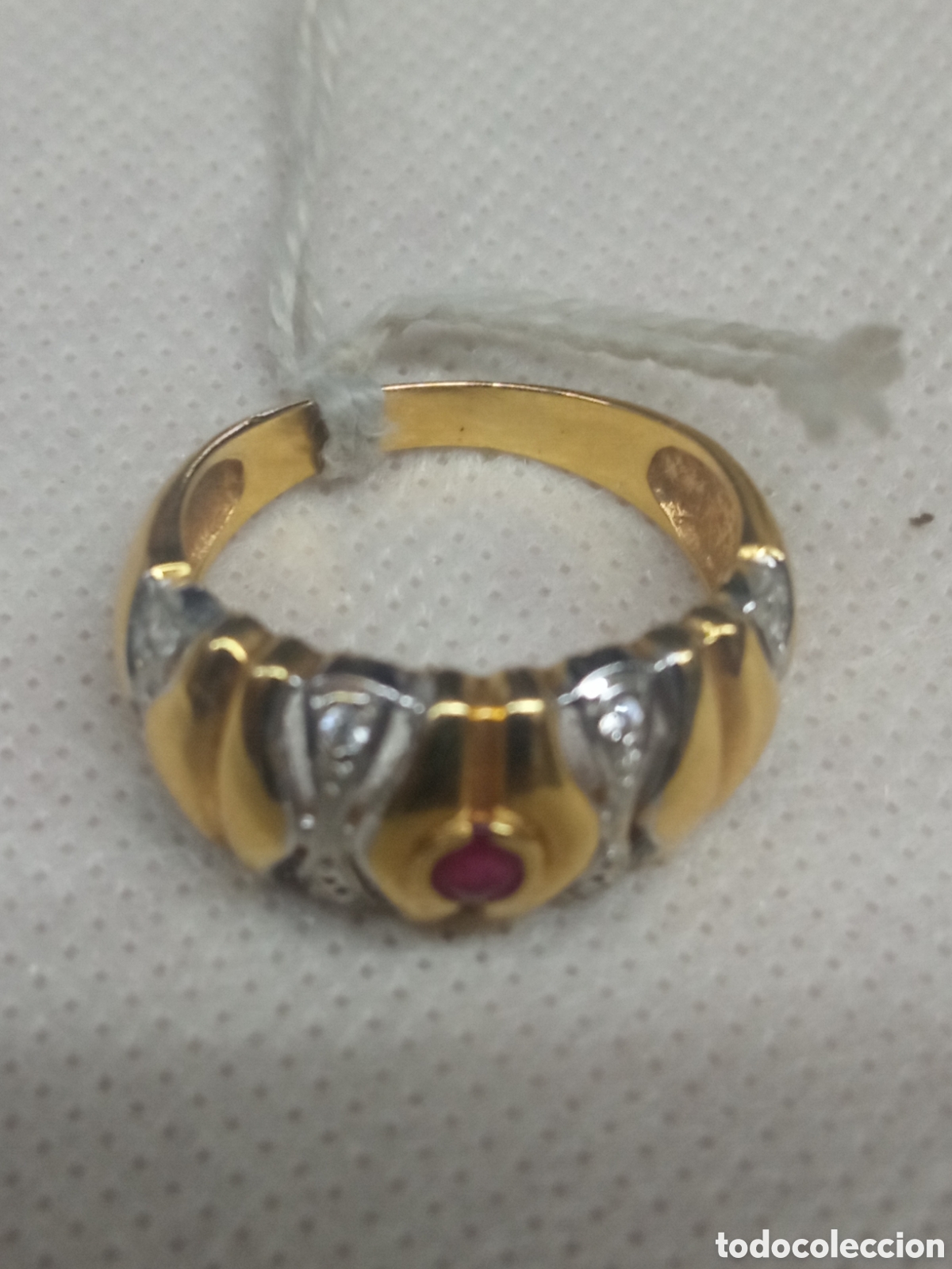 Joyeria: Sortija oro y rubi y btes. - Foto 3