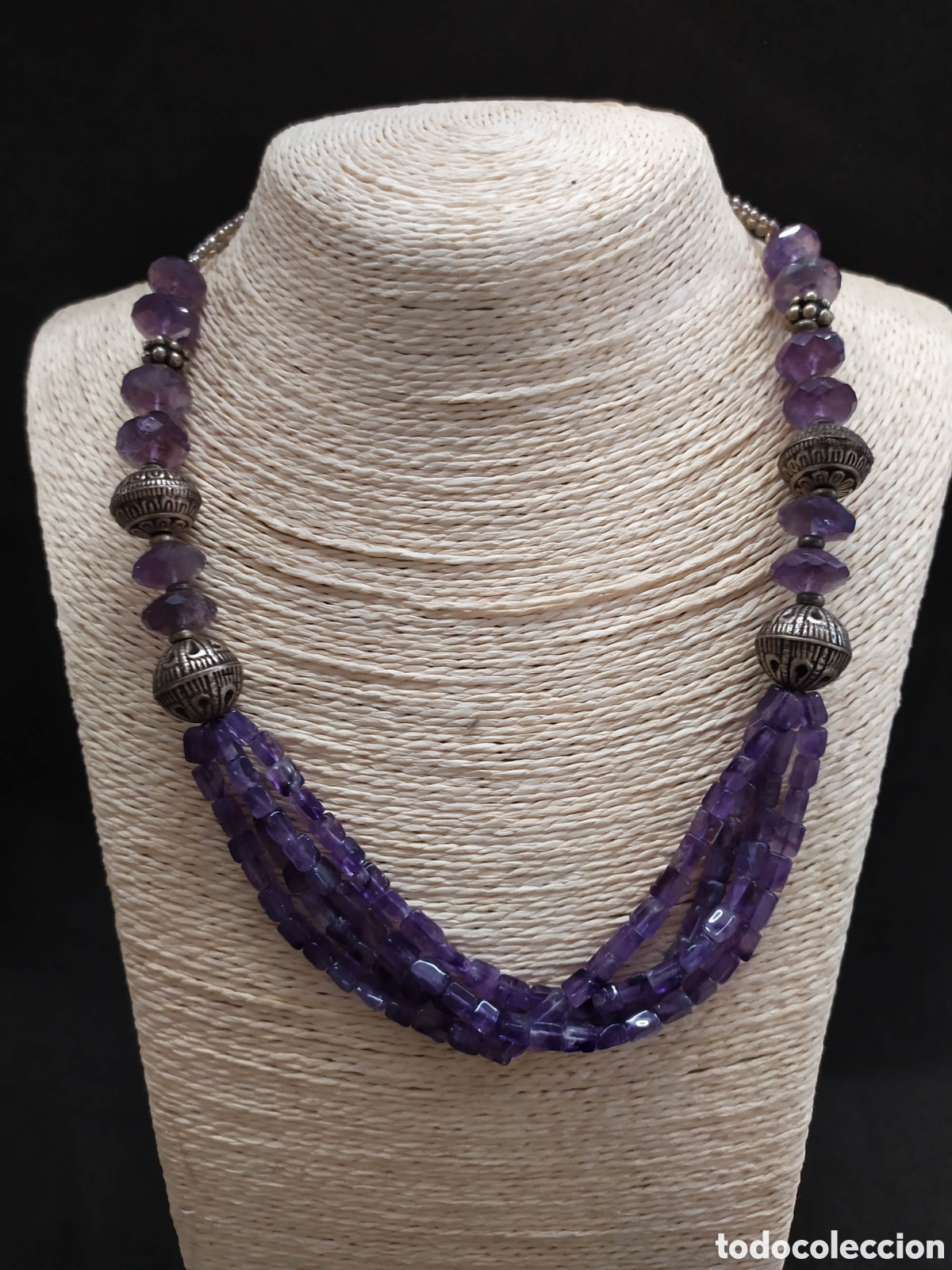 Joyeria: Collar de Amatistas y plata. - Foto 7