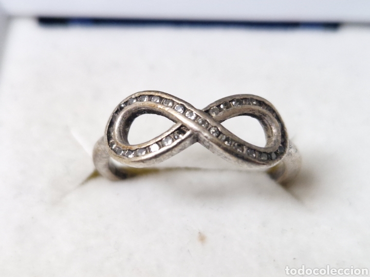 Joyeria: ANILLO DE PLATA DE LEY CONTRASTES CON CIRCONITAS - Foto 2