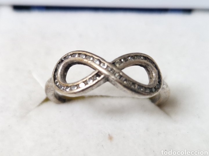 Joyeria: ANILLO DE PLATA DE LEY CONTRASTES CON CIRCONITAS - Foto 1