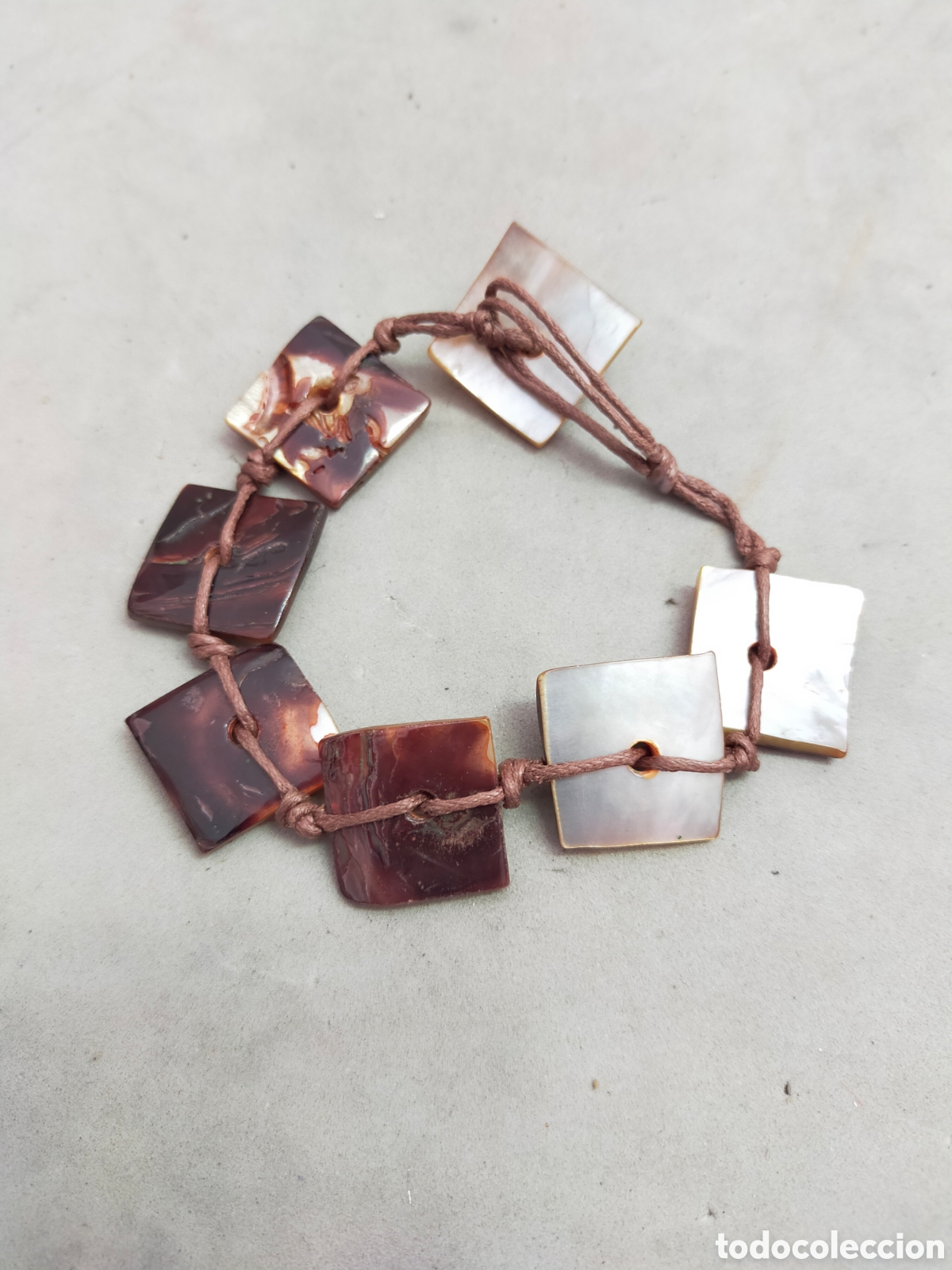 Joyeria: PULSERA DE PIEZAS DE NACAR. - Foto 1
