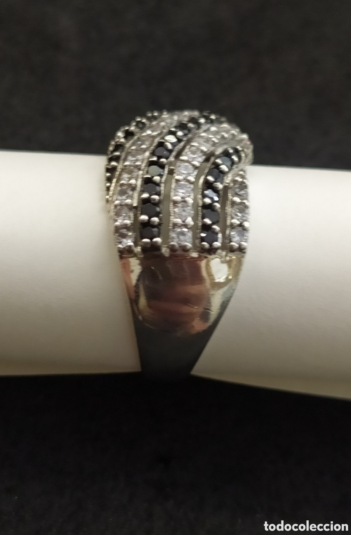 Joyeria: Anillo en plata con Espinela negra. - Foto 4