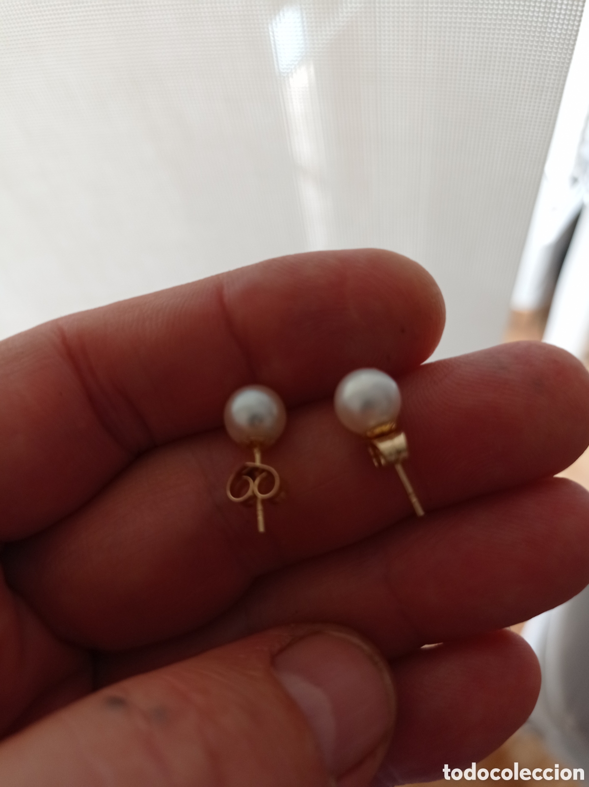 Joyeria: Pendientes de oro y perlas japonesas - Foto 4