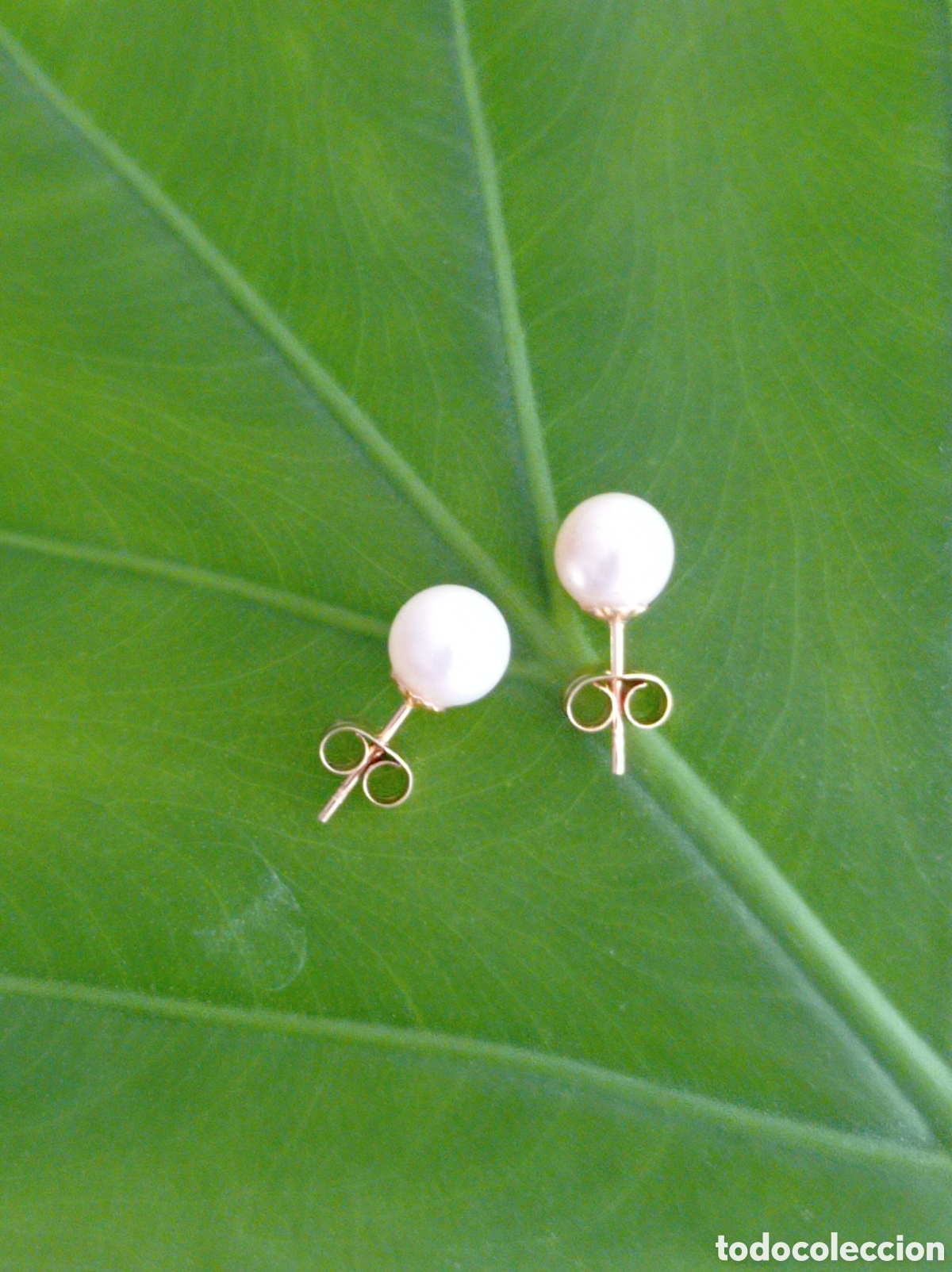 Joyeria: Pendientes de oro y perlas japonesas - Foto 2