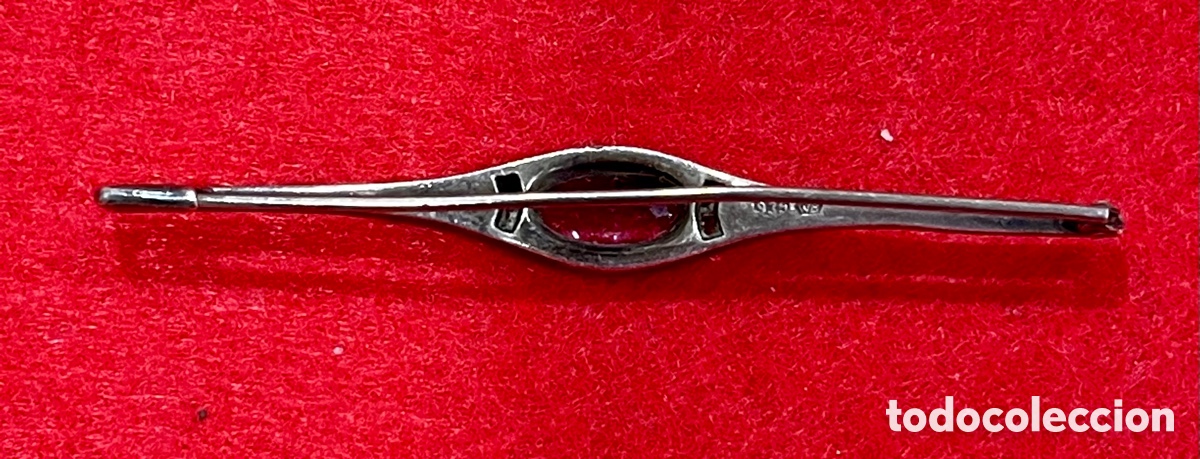 Joyeria: Bonito broche en plata de ley y pedrer&iacute;a. - Foto 2