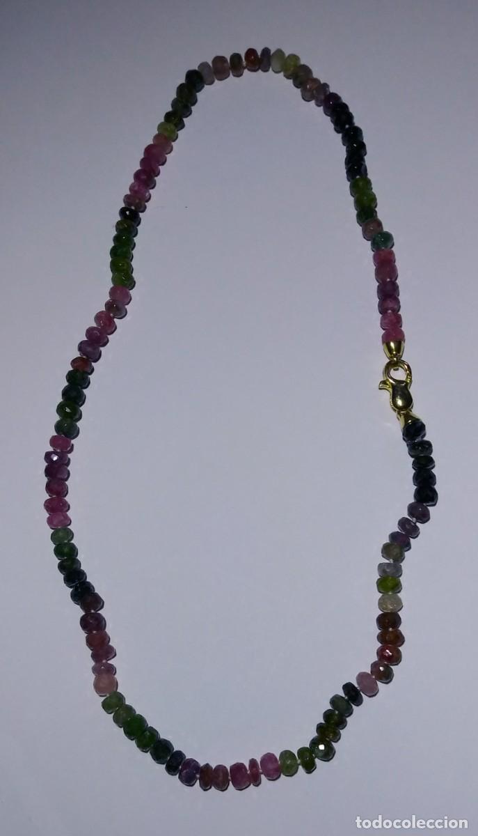 Joyeria: COLLAR RONDELES DE TURMALINAS. - Foto 1