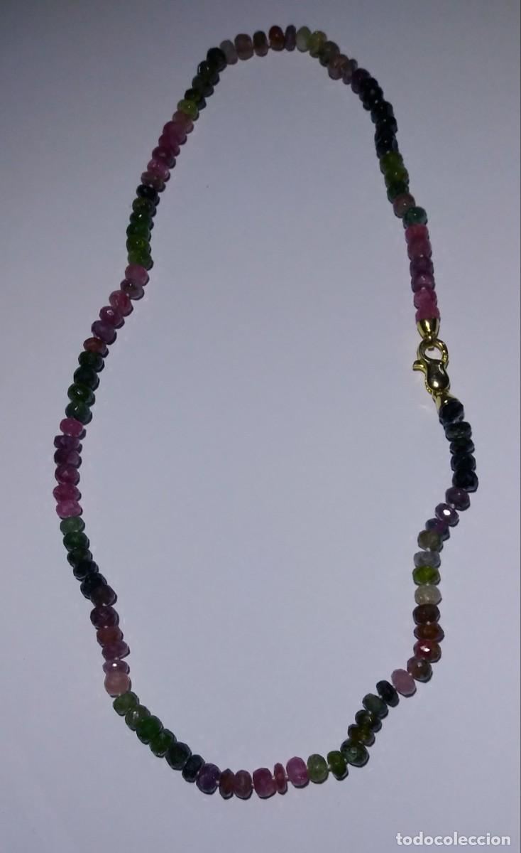 Joyeria: COLLAR RONDELES DE TURMALINAS. - Foto 2