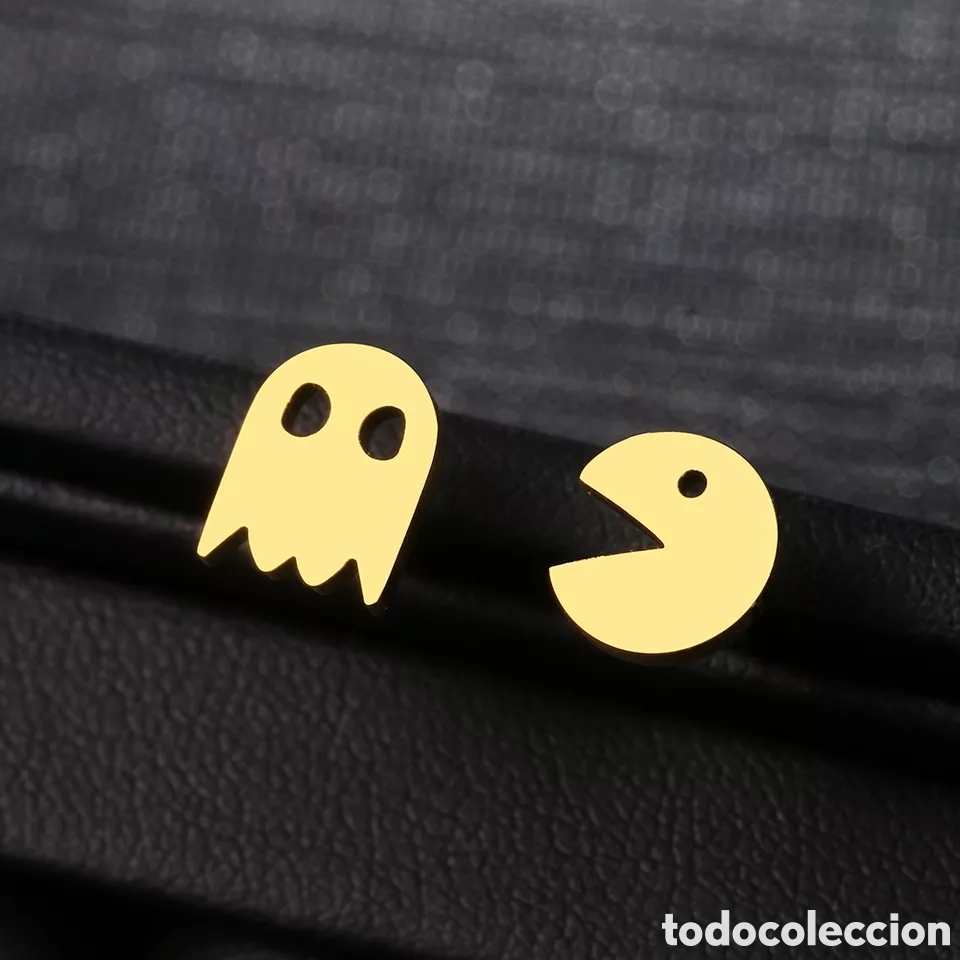 Joyeria: ORIGINALES PENDIENTES DE PACMAN ORO. REF S1 P CG - Foto 1