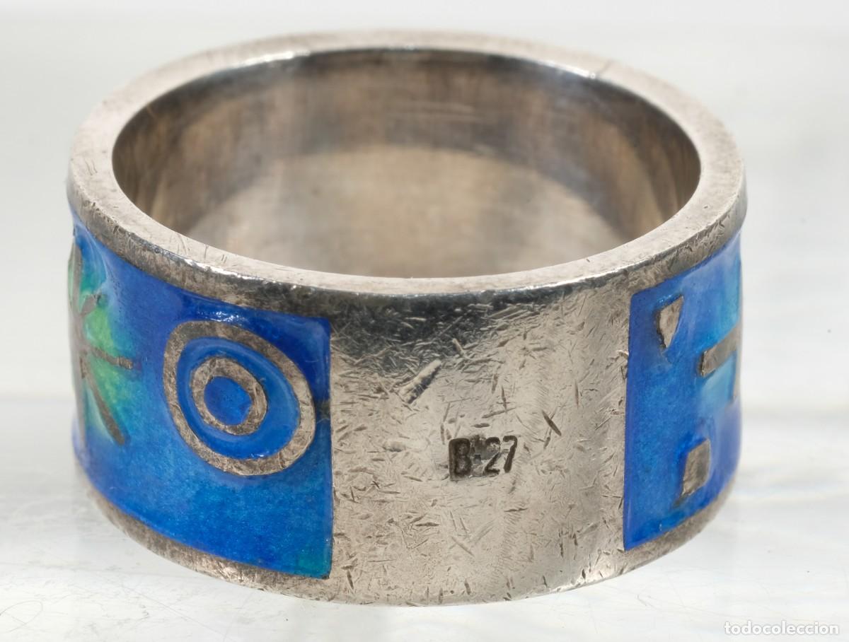 Joyeria: Anillo en plata esmaltada - Foto 4