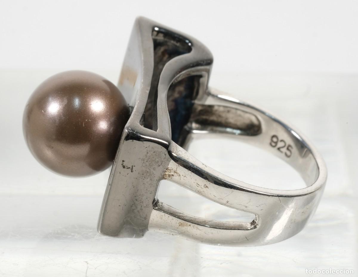 Joyeria: Anillo en plata 925 con perla cultivada - Foto 2
