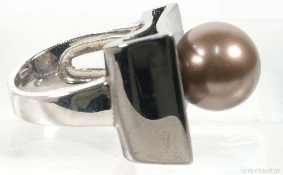 Joyeria: Anillo en plata 925 con perla cultivada - Foto 4