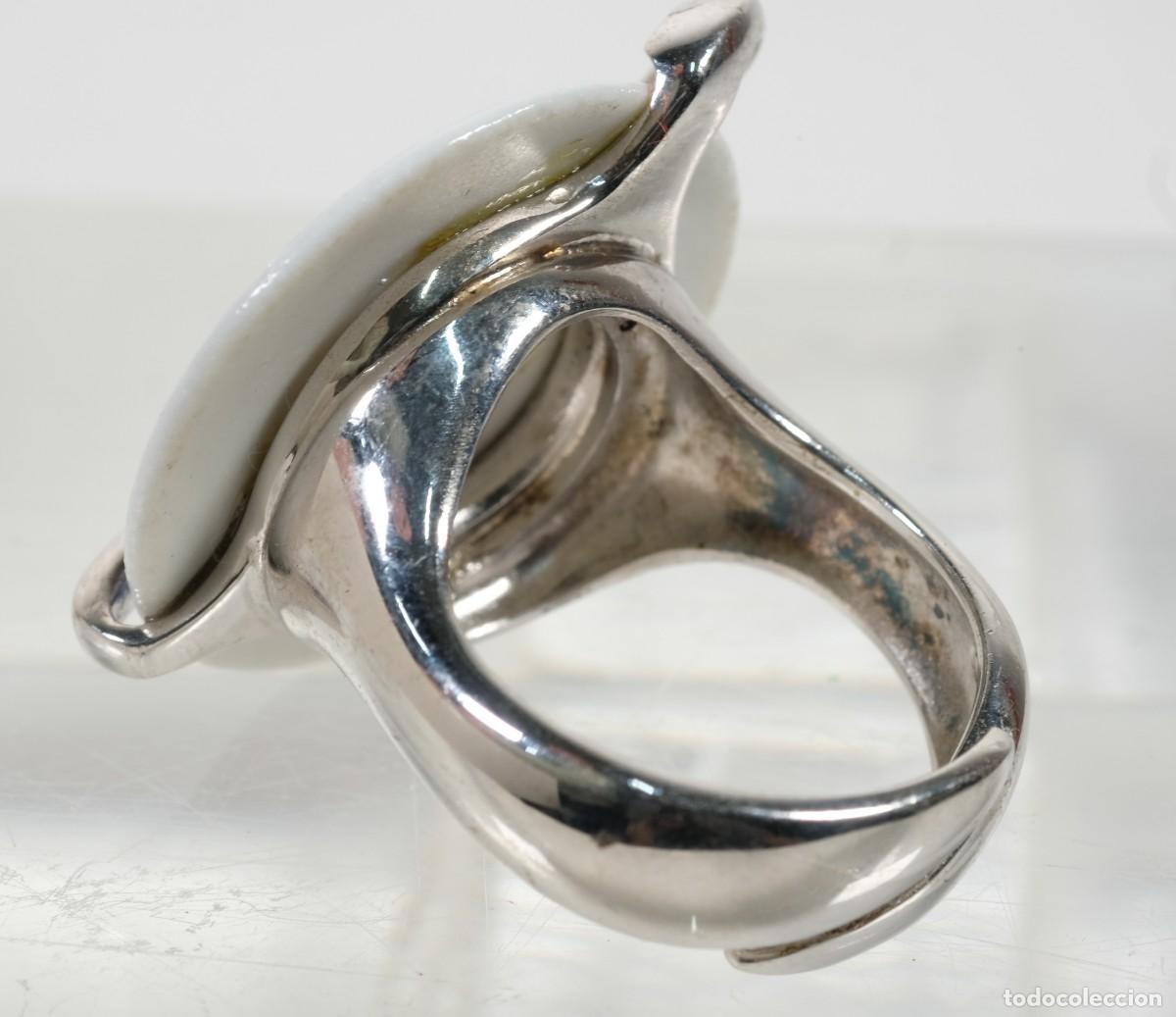 Joyeria: Anillo en plata con placa serigrafiada - Foto 3