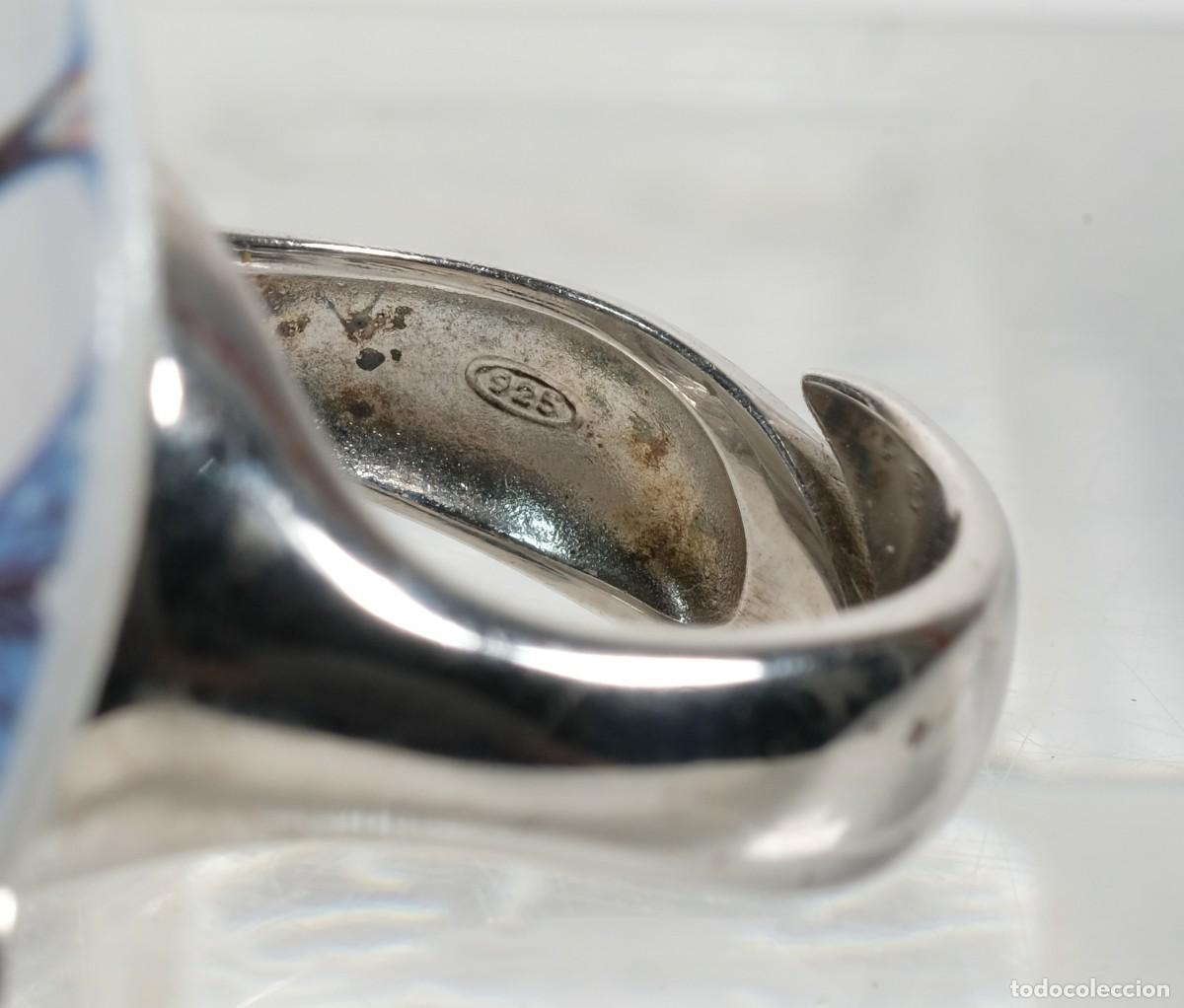 Joyeria: Anillo en plata con placa serigrafiada - Foto 5