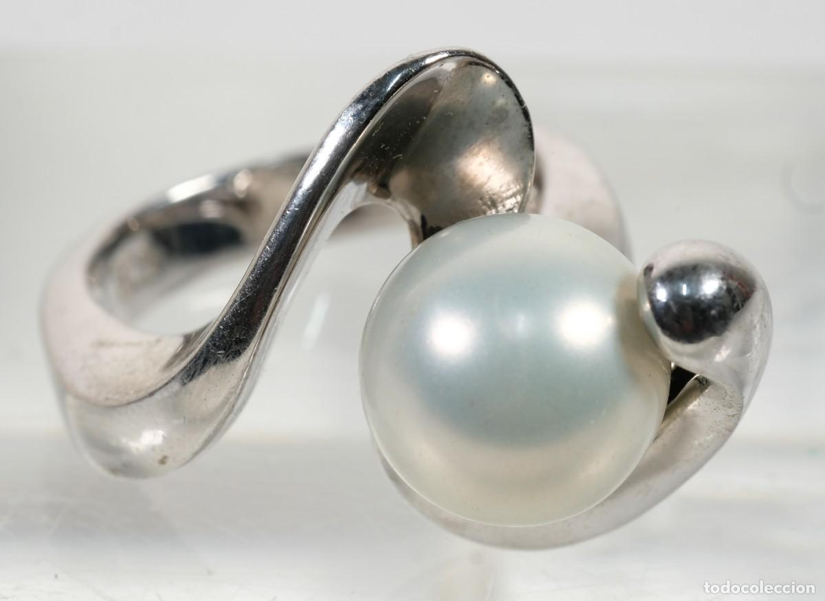Joyeria: Anillo en plata 925 con perla cultivada - Foto 1