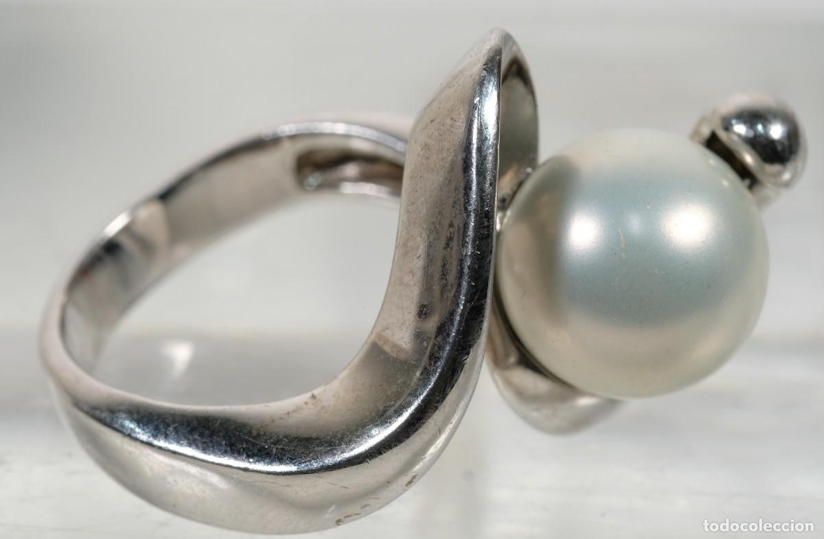Joyeria: Anillo en plata 925 con perla cultivada - Foto 2